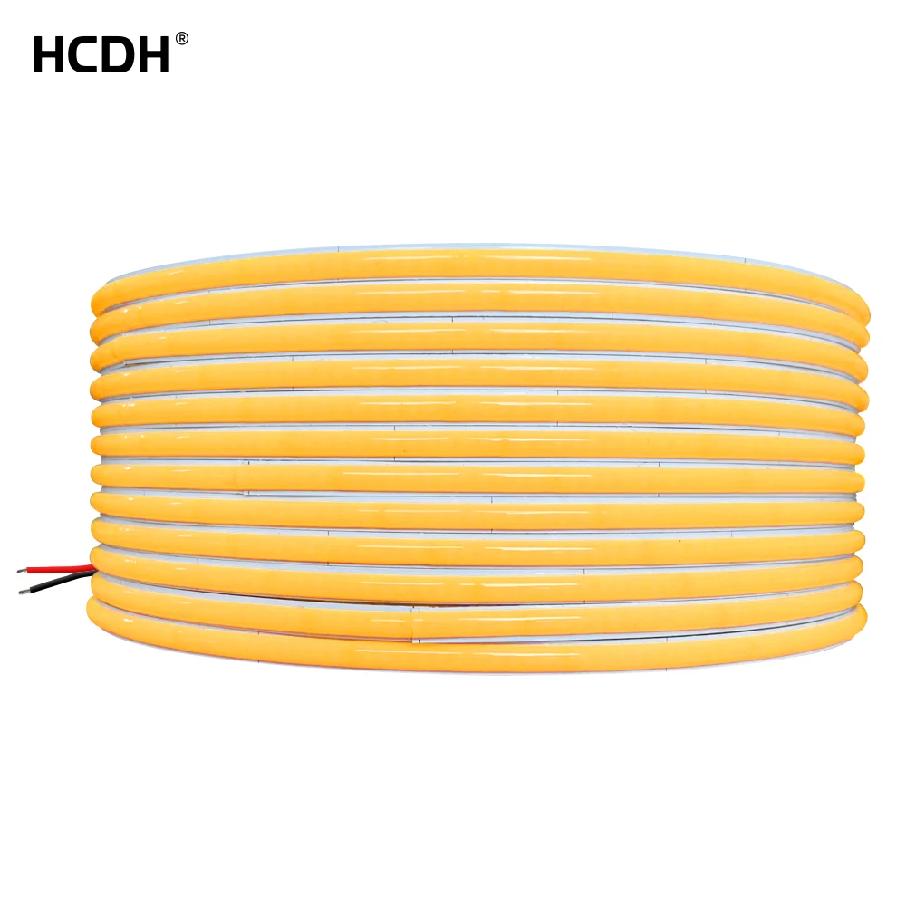 Super Thin COB LED Strip Lights 4mm 480LEDs/m Flexible Linear Light Bar Ribbon Diode Tape Band Warm White 5000K 3500K Dimmable