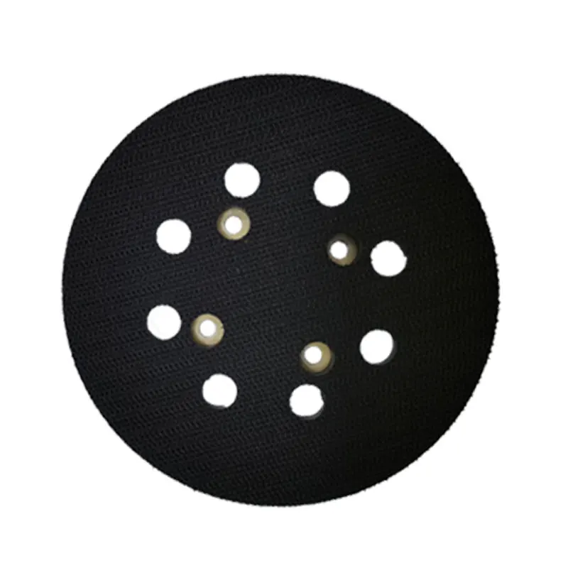 5 pollici 125 MM tampone abrasivo per Back-up a 8 fori 3/4 tampone di supporto per levigatrice a strappo per unghie per levigatrice orbitale elettrica Makita