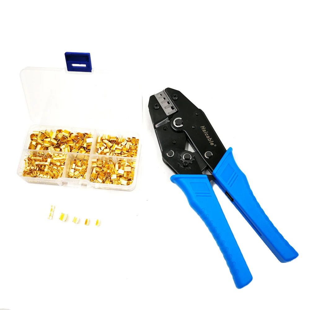العقص أدوات Termintal عدة KIT-02BS 0.5-6.0mm2 القياسية سلك Cimper مجموعة