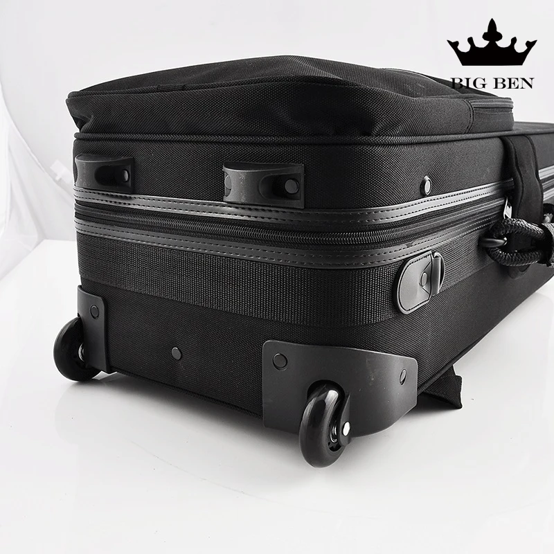 Alto Saxophone Case Tenor Saxophone Bag With Skate Wheels Trolley Bb Saxophone Box Eb Alto Sax Bags Saxophone Backpack Hard Case