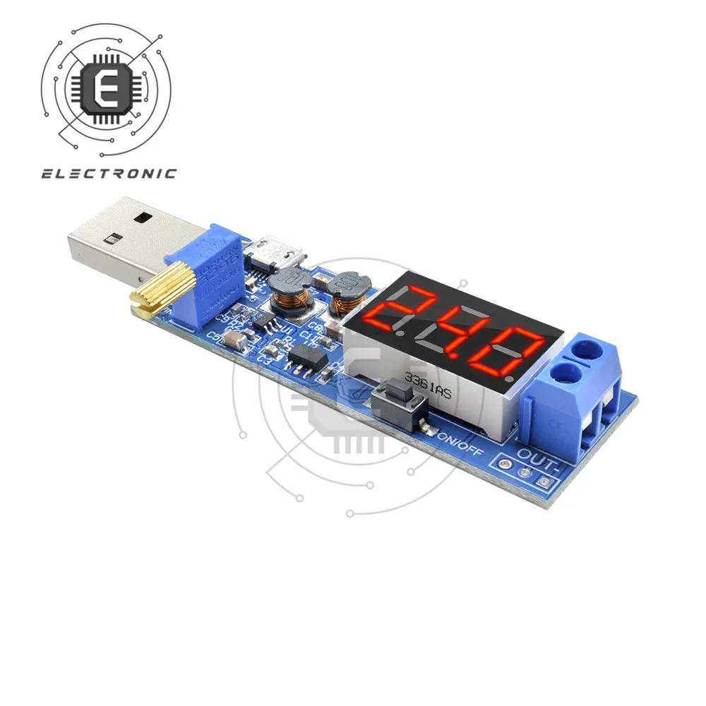 XY-TR01 USB DC-DC 5V to1.2-24V Digital Display High Precision Dual Output Automatic Constant Temperature And Humidity Controller