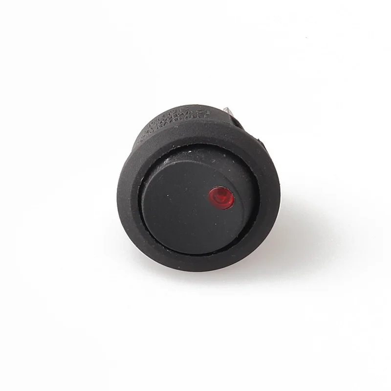 

KCD2-101NM 3-контактный SPST кулисный переключатель для лодки, защелкивающееся положение с красным светом, медь для морских применения