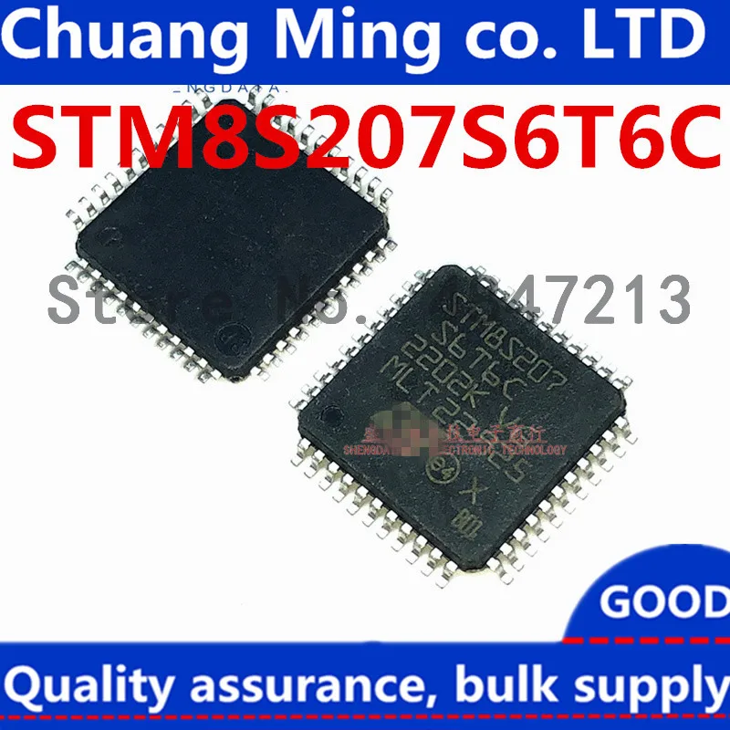 

Free Shipping 50pcs/lots STM8S207S6T6C STM8S207S6 STM8S207 LQF-44 IC In stock!