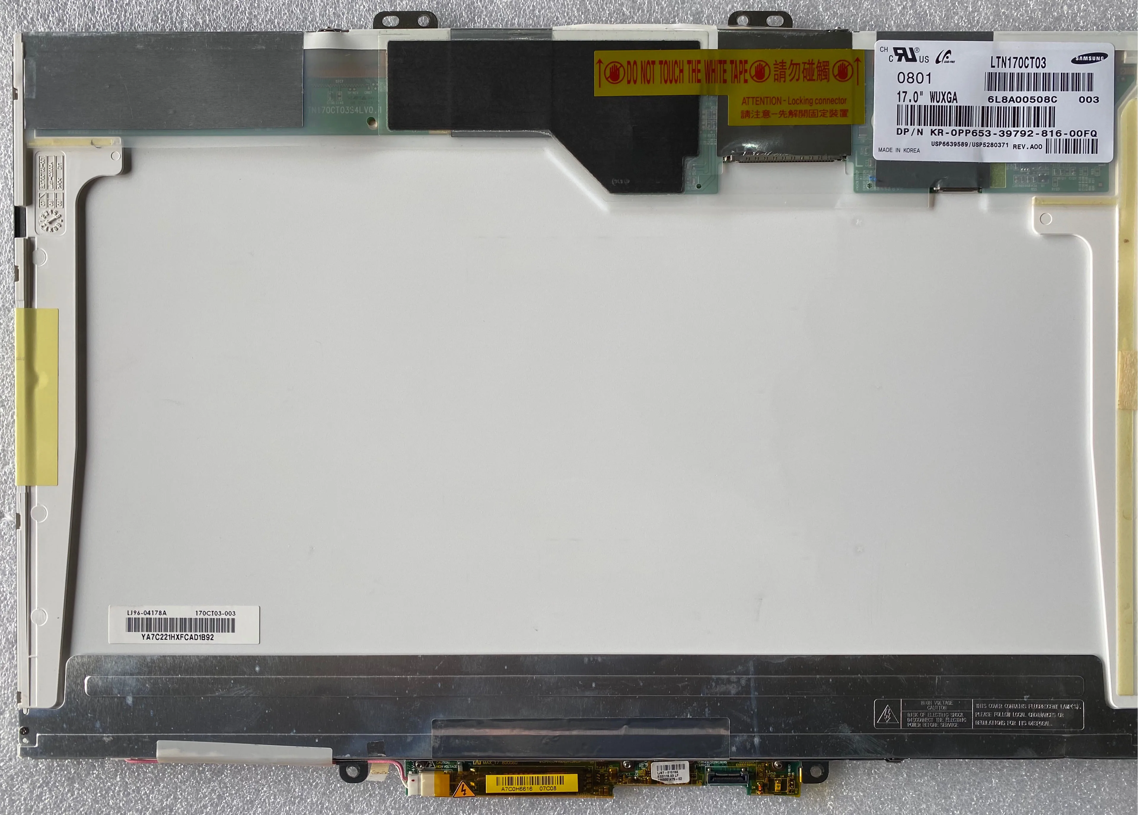 

Оригинальный ноутбук newSamsung LTN170CT03 LP171WU1 TLA2 B170UW01 ЖК-экран 1920*1200