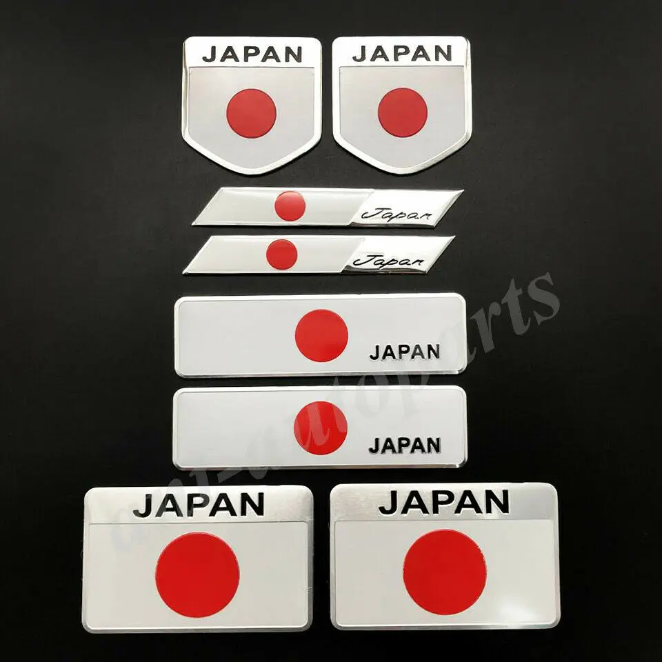 

8x японский флаг автомобильный эмблема значок обтекатель мотоцикла наклейки наклейка JDM