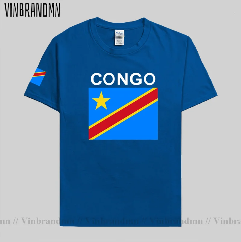 DR Congo men t shirts 2022 jerseys nation team cotton t-shirt gyms clothing tee country tops COD DRC DROC Congo-Kinsha Congolese