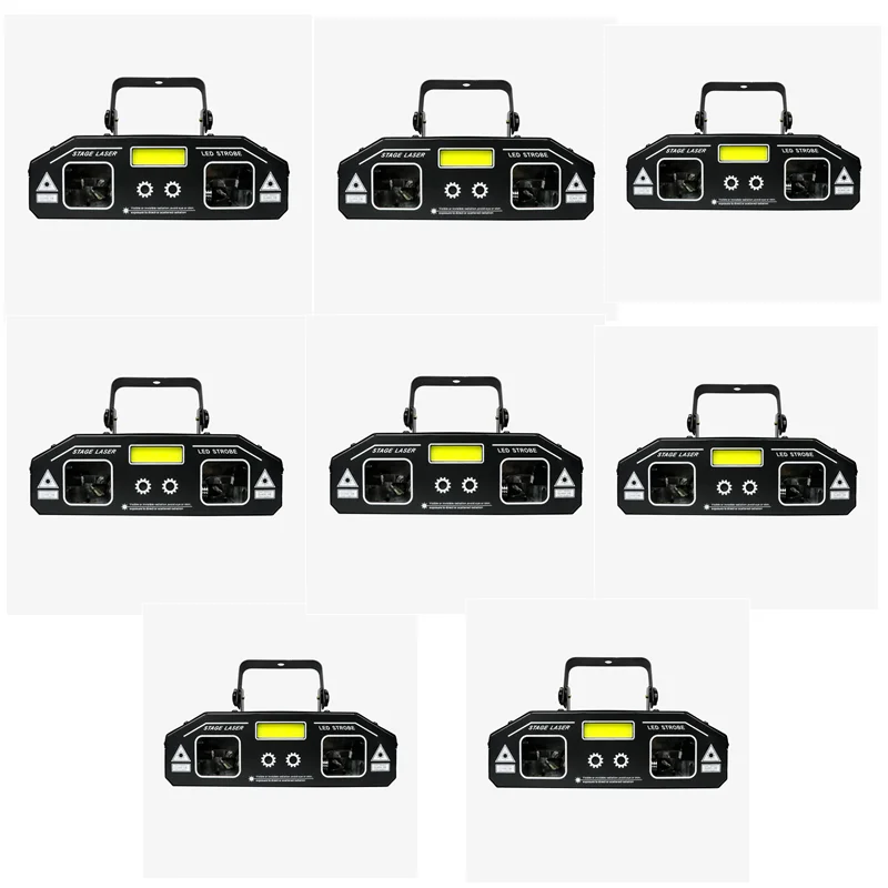 

LED 3in1 Full Color Laser Light Laser Pattern Strobe Light Projector Party Holiday Bar Dance Stage Lighting Effect LED Laser