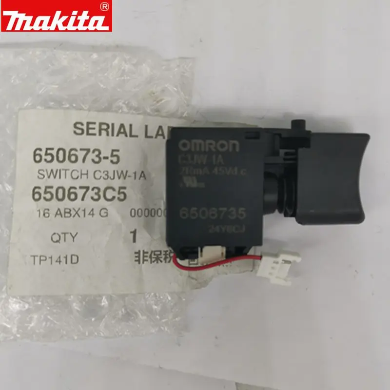 Makita 650673-5 6506735 Switch For DTW281 DTW280 DTW285 DTS131 DTP141 BTP141 BTP131 TP141D DTP131 DTS141 DTW280RFE   DTW284