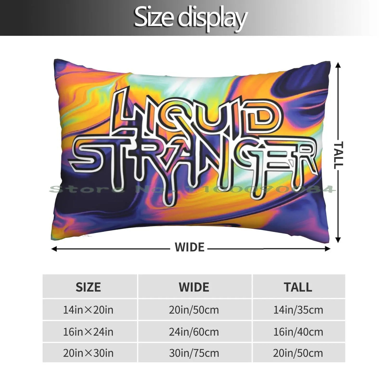 Liquid Stranger Pillow Case 20x30 50*75 Sofa Bedroom Fantasy Geeky Comic Gaming Rpg Wow Raid And World Of Pathfinder Heroquest