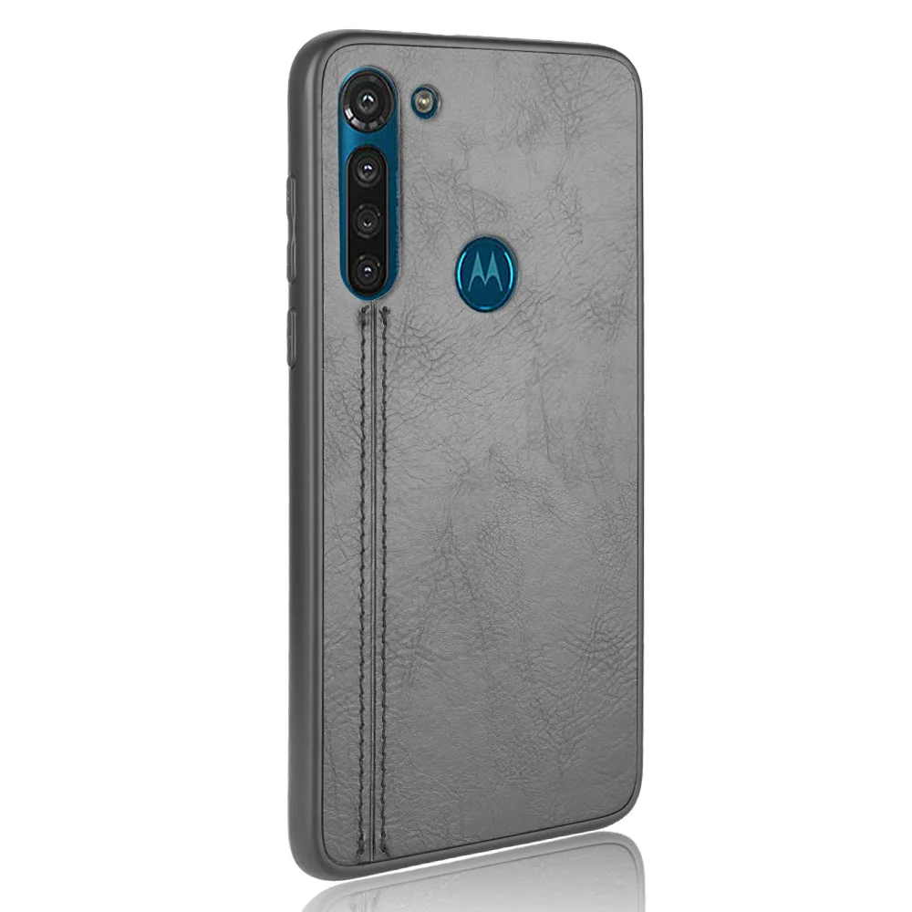 For Motorola Moto G8 Power XT2041-1 Case Suture Soft Edge PU Leather Hard Phone Cover For Motorola Moto G8 Power G8Power Case