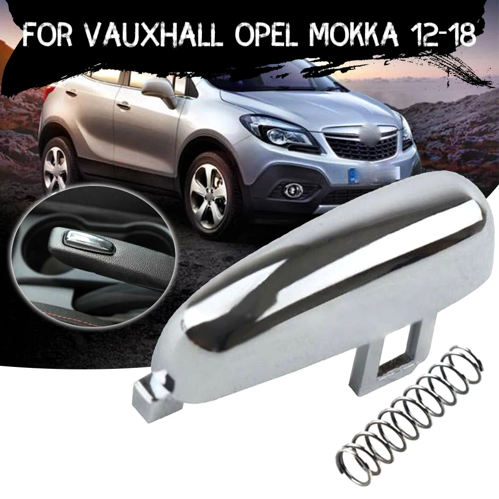 Alloy Handbrake Button Switch Replacement For Vauxhall Opel Mokka 2012-2018 Car Handbrake Handle Emergency Brake Cover Tools