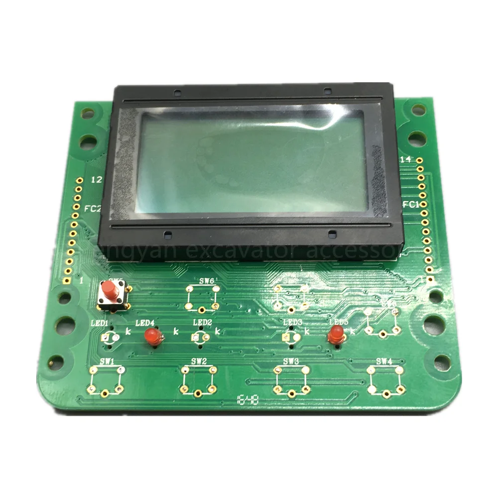 for Kobelco SK135SR 120 200 230-6-6E display chip instrument LCD CPU board display chip excavator parts