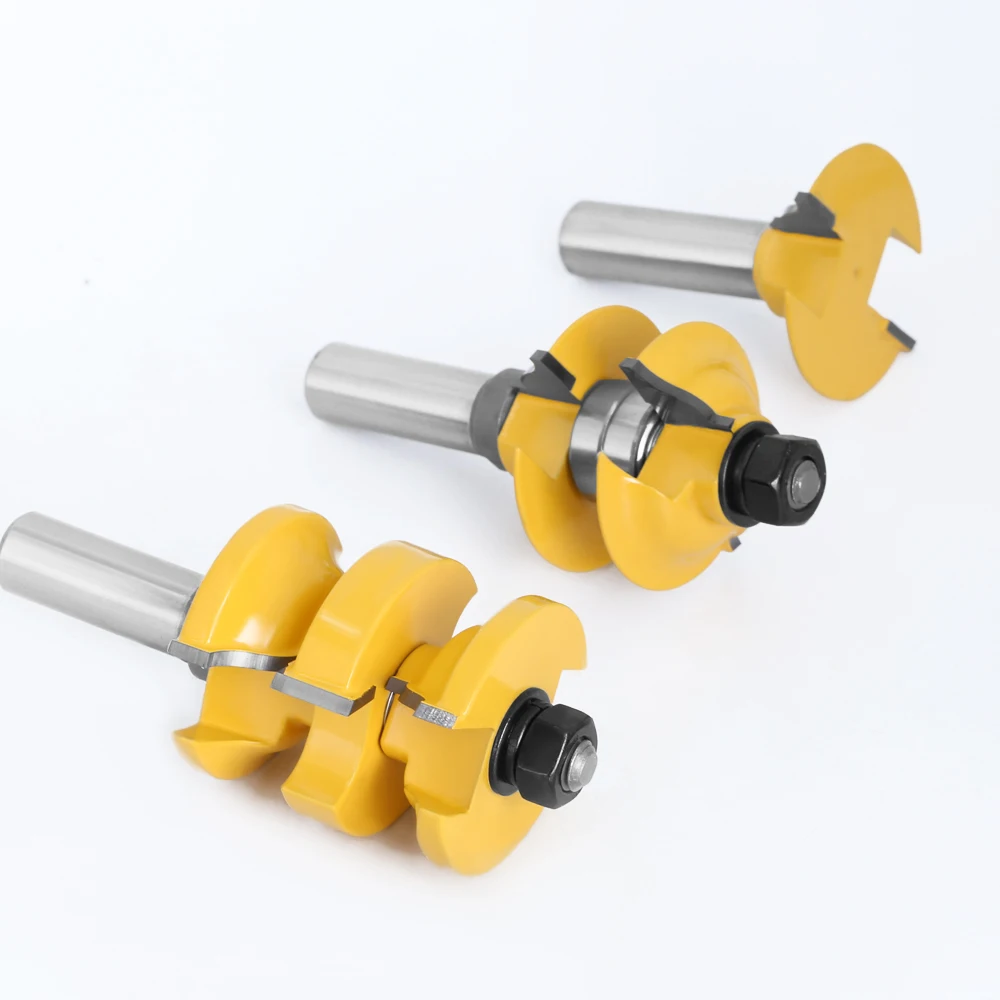Imagem -06 - Lavie-shank Entry Interior Tenon Door Router Bit Grupo Ogee Combinado r & s Escultura para Madeira Mc03077 12 mm 12.7 mm Peças