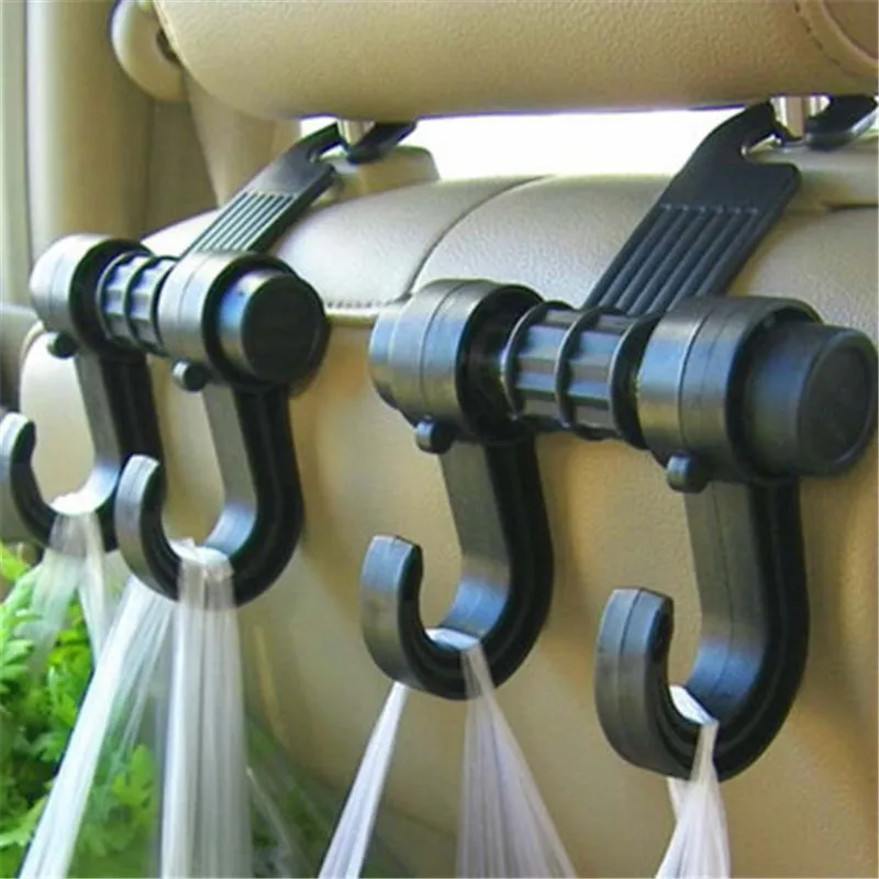 Home Storage Hooks for Car Seat Back Clips Auto Fastener Clip Car Hanger Holder Hook for Bag Debris