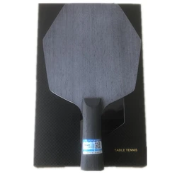 Stuor Sports-raqueta de tenis de mesa Hexagonal, cuchillas hexagonales, fibra de carbono negra, paleta de Ping Pong profesional integrada, nueva llegada