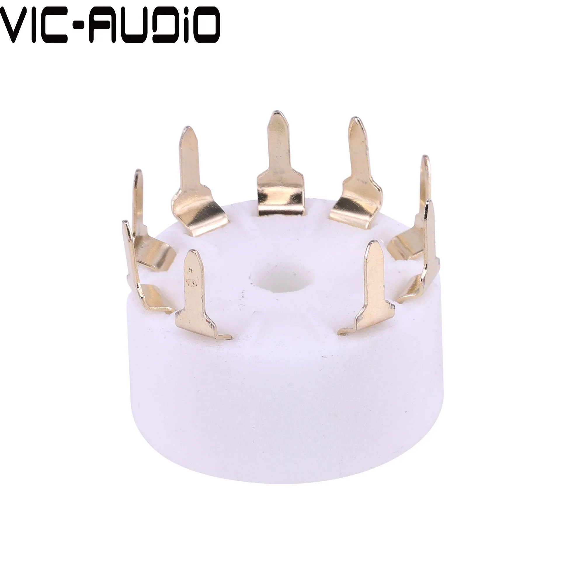 Ceramic B9A 9pin Valve Tube Socket GZC9-A For ECC82 ECC83 6DJ8 5670 6922 E88CC 12AX7 12AU7 Vacuum Tube Vintage Amp PCB Mount