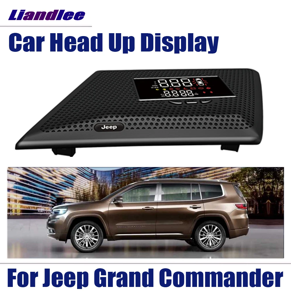 For Jeep Grand Commander 2018-2022 Auto Head Up Display HUD Car Electronic Accessories Windshield Projector Alarm System