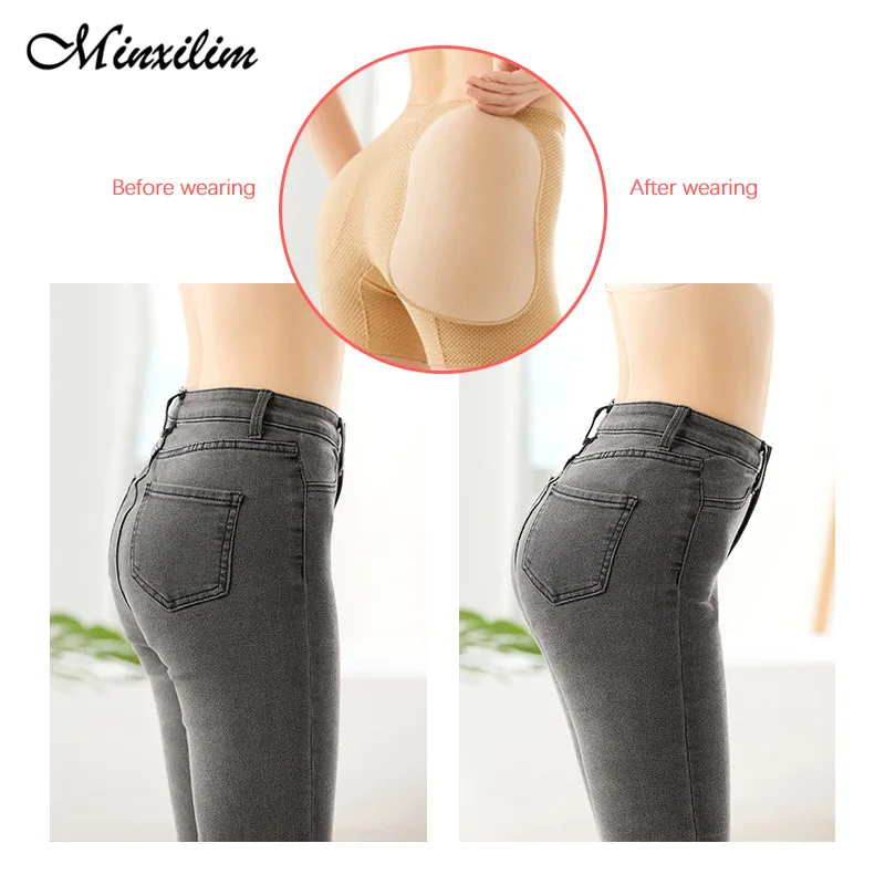 Body Shaper Butt Lifter Panties Slimming Shapewear Push Up Hip Lingerie False Buttocks Briefs Short Women Underwear