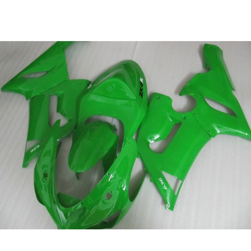 

Upgrading your Motorcycle for Kawasaki Ninja ZX6R fairing kit 2005 2006 bright green plastic racing fairing set zx6r 05 06 FY58