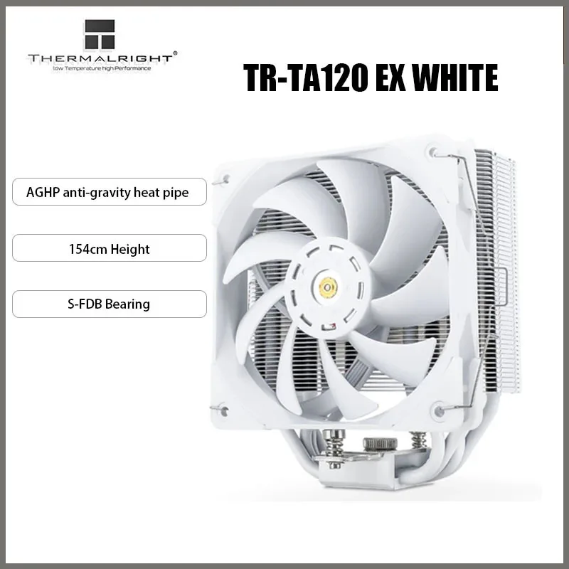 

Thermalright TA120 EX MINI black/white CPU fan radiator desktop computer 5 heat pipe MINI AGHP copper base