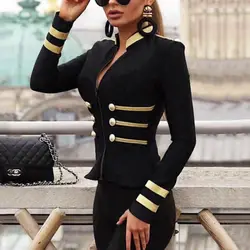 Women Fashion Slim Long Sleeve Stand Collar Short Jacket Motorcycle Soft Sexy Zipper Outwear England Style Coat Spring