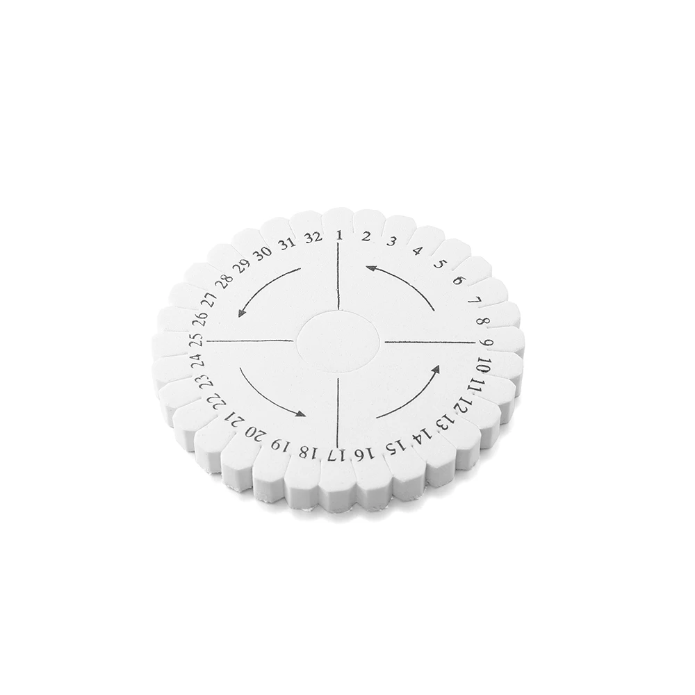 2 teile/satz Runde & Platz Armband Stricken Kumihimo Disc Disk Tablett Geflochtenen Seil Knoten Weben Schmuck Desgin Bord Schmuck Werkzeug – Detail 4