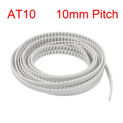 

AT10 20mm 25mm 30mm 40mm 50mm Width 10mm Pitch Open Loop End PU Polyurethane Steel Wire Groove Cogged Synchronous Timing Belt