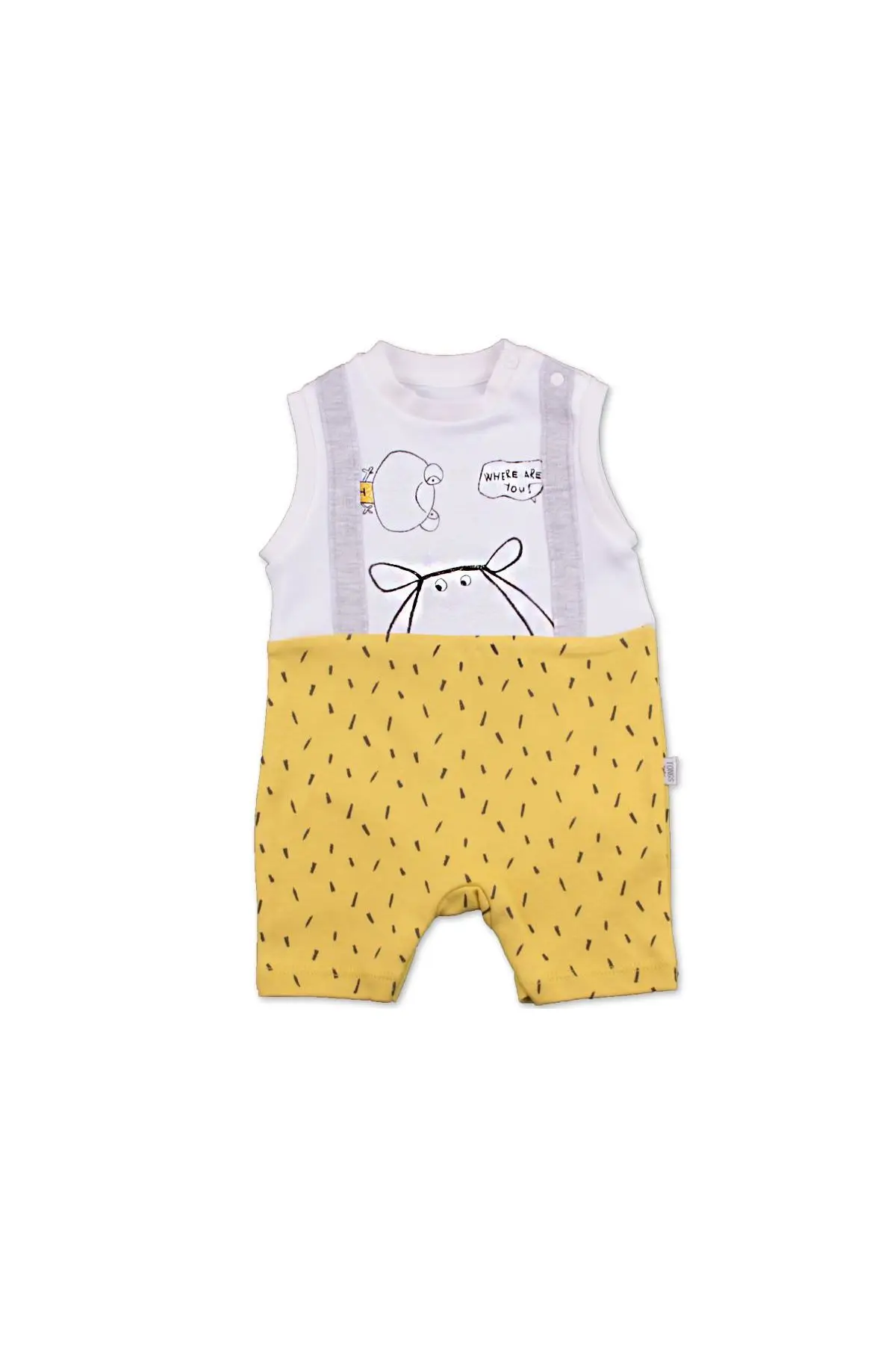 Tongs Baby Jumpsuit 2223 Mustard