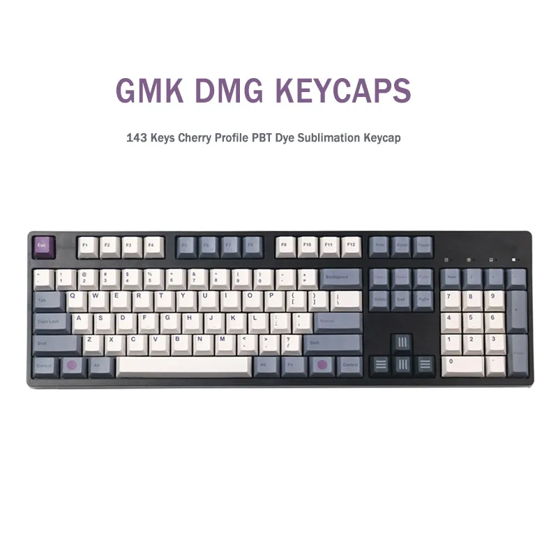 Imagem -01 - Teclas Gmk Dmg Keycaps Cereja Perfil Pbt Sublimação de Tinta Keycap para mx Switch Teclado Mecânico Gk61 64 68 84 87 96 104 108 143 teclas gmk dmg keycaps cereja perfil pbt sublimacao de tinta keycap para mx switch teclado mecanico gk61 64 68 84 87 96 104 108 143 01