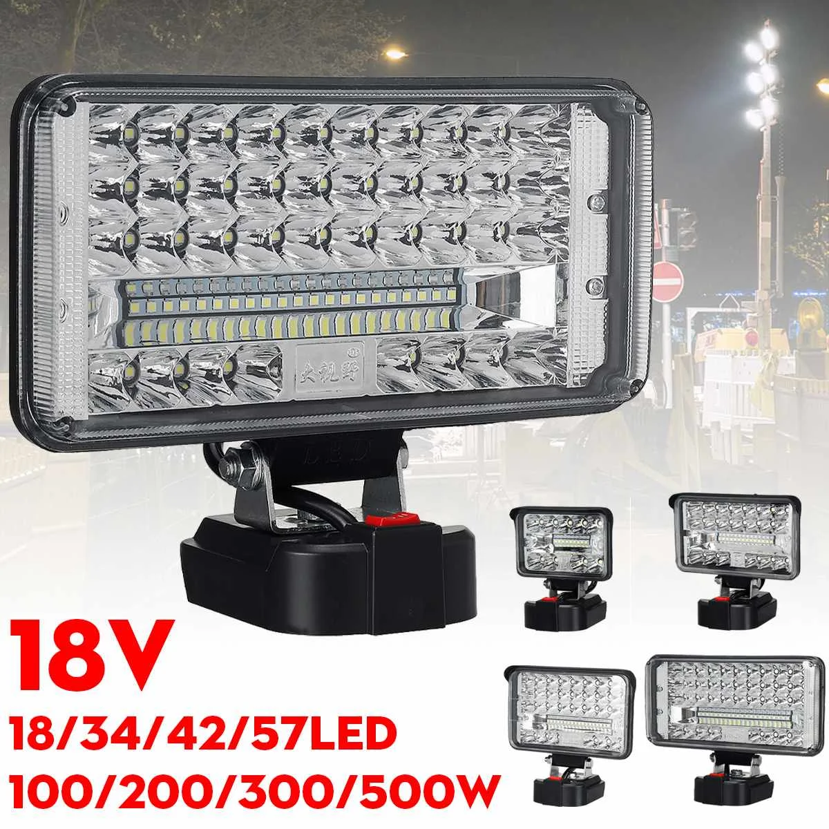 2021 lâmpada led trabalho luz lanterna para makita 18v bateria de lítio bl1430 bl1830 usb ao ar livre iluminação trabalho lâmpada acampamento iluminação