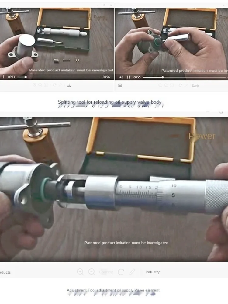 Common Rail Pump Metering Unit Valve Puller Repair Tool Oil Supply Correction Core for BOSCH 818 617 DELPHI
