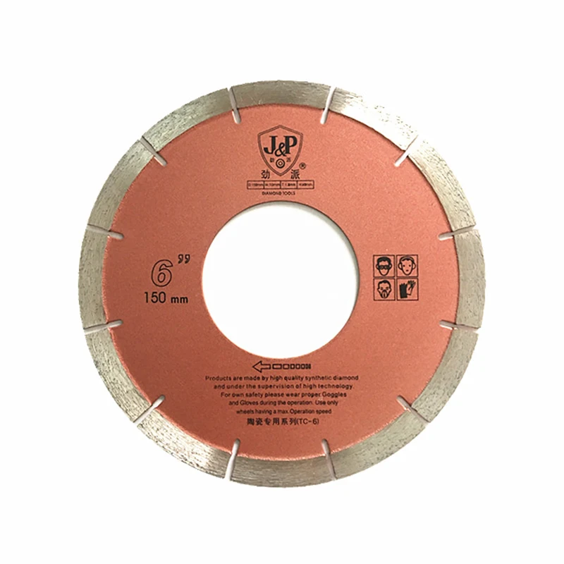150mm 자동 타일 커팅 머신 세라믹 커팅 톱 블레이드, 다이아몬드 dics 톱날
