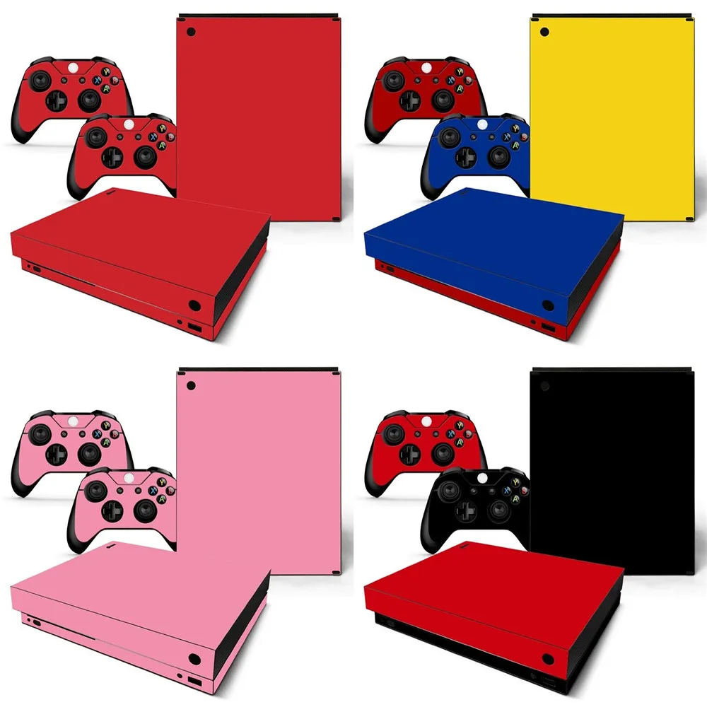 

new arrival Skull Design full body cover For Xbox One X decals wrap sticker skin