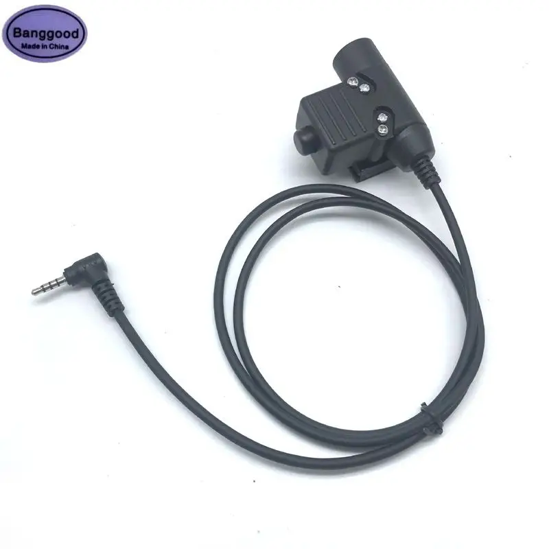 Z-Tac Tactical U94 PTT Headset 1 Pin 3.5mm for Yaesu Vertex VX-1R/2R/3R/5R VX-110 VX-150 VX-210 VX-300 VX-351 VX-410VX-420 Radio