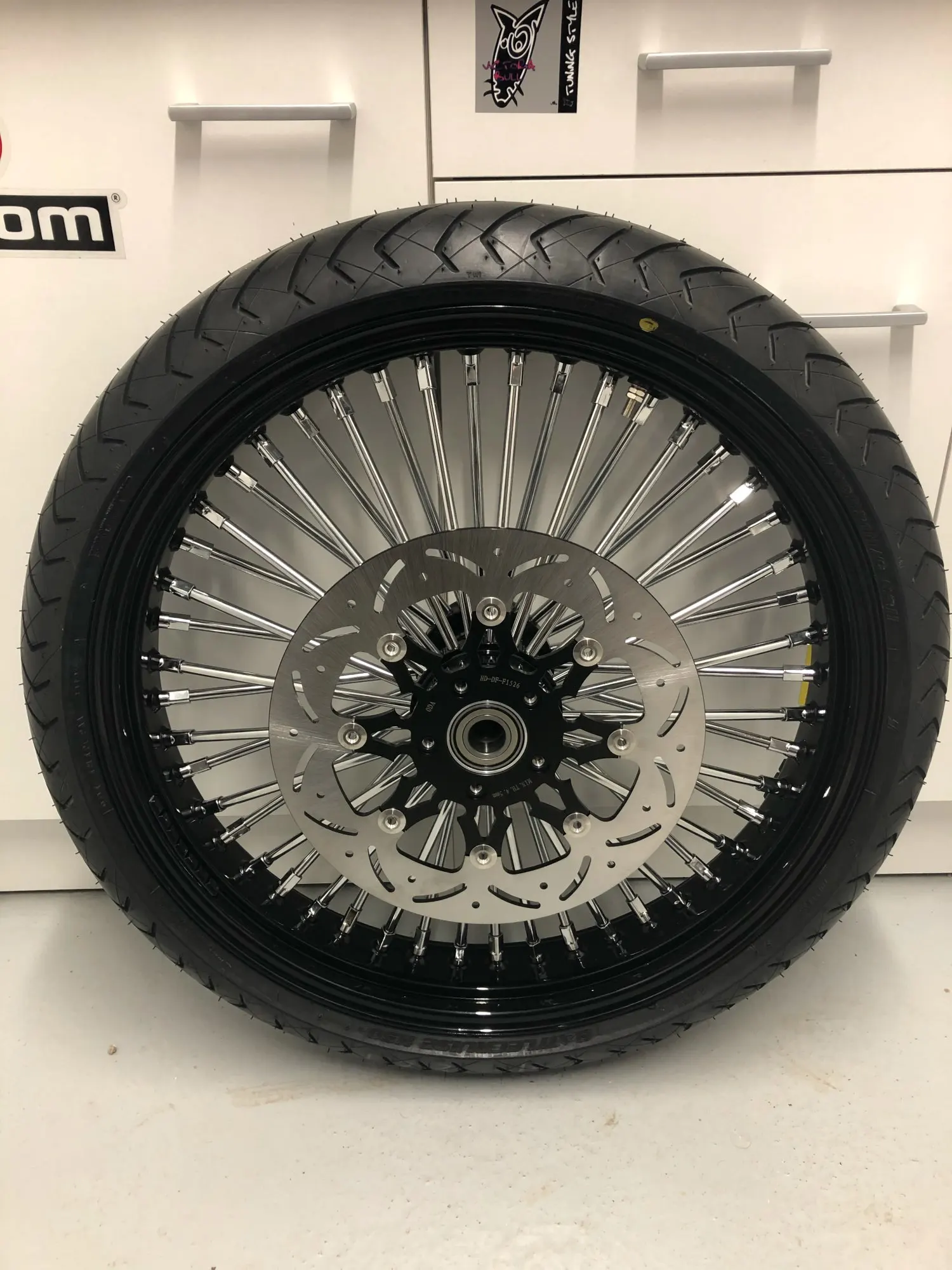 BIKINGBOY Front Brake Disc Disk Rotor FXDF Fat Bob 08-17 FLSTF FLSTFB 15-17 FLFBS 18-22 FXFB FXBS FLS Slim 15-17 FLSL 18 19 20