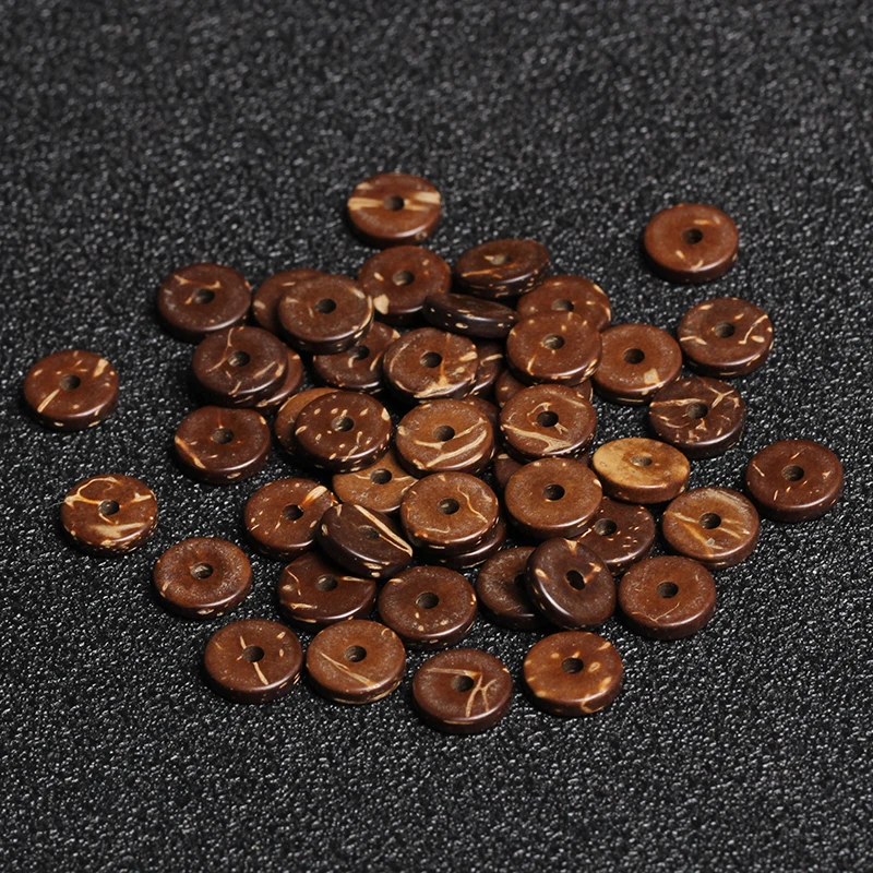 4A Natural Coconut Shell Crystal Single Bead DIY Jewelry Making