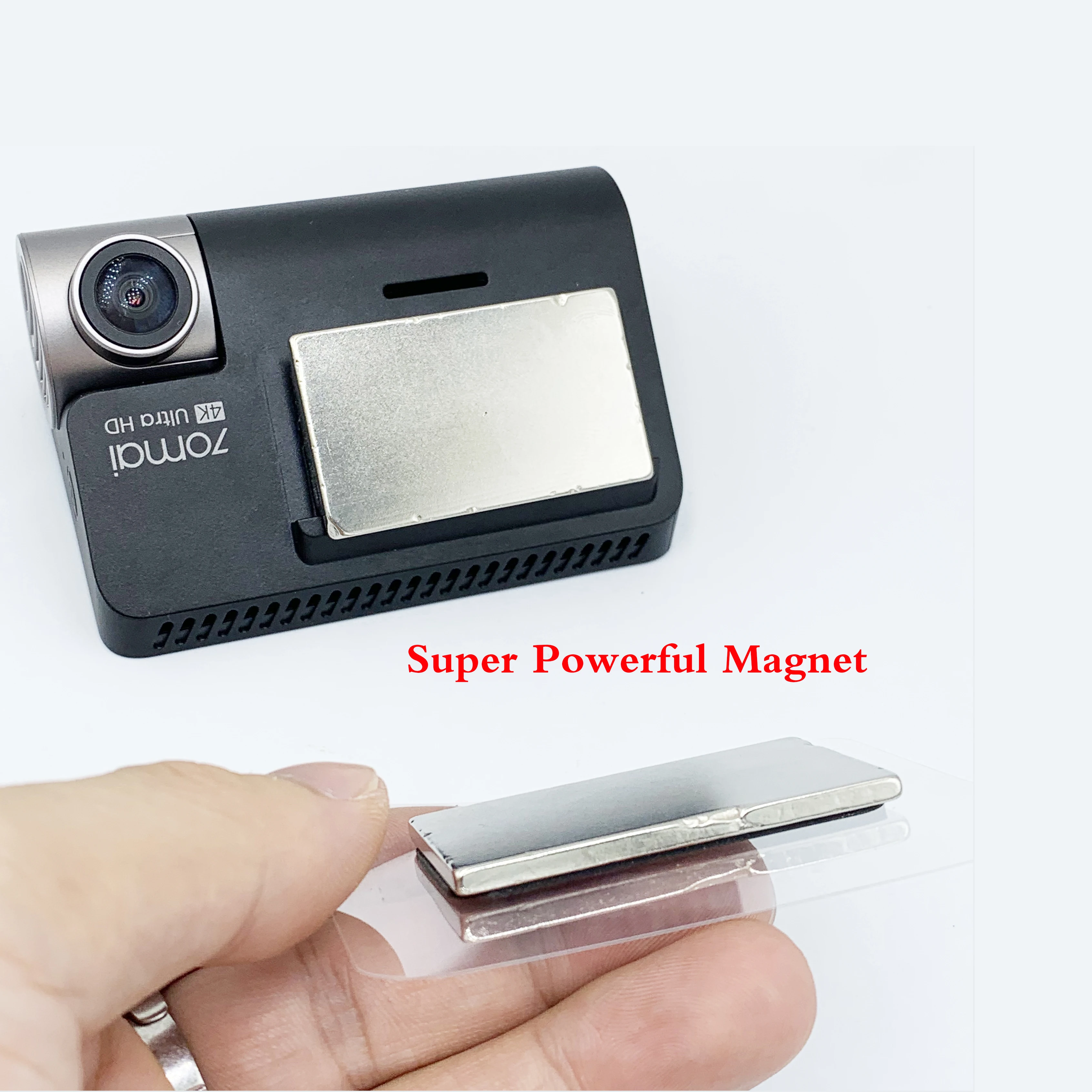for 70mai A500s Dash Cam Pro Plus for 70mai Lite2  rectangle magnet 70mai Pro Plus Accessory Set Static Sticker  and Static - Image 5