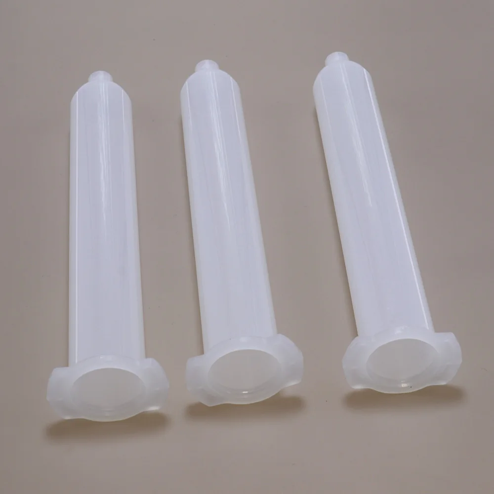 55cc EFD พลาสติก Barrel,อเมริกันสไตล์ใหม่ Dispensing Syringe สีแดงสีดำโปร่งใสกาวเครื่องมือ Liquid Dispenser