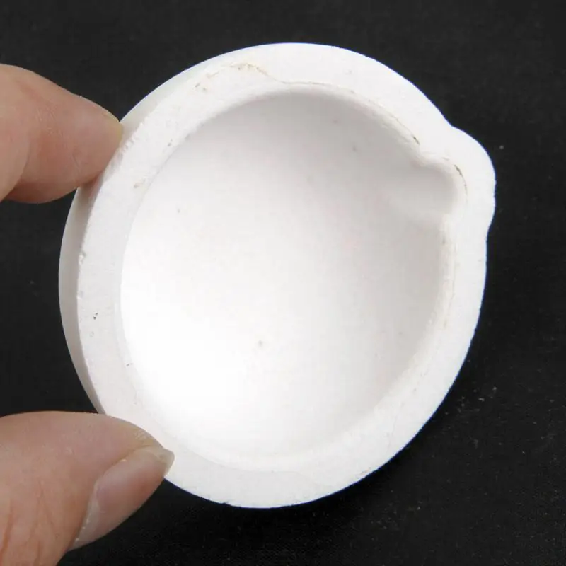 High Temperature Quartz Silica Melting Crucible for Golden Silver Jewelry Tools Equipments