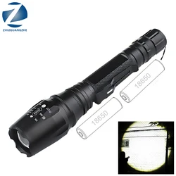 Powerful Lights XHP50 Ultra Bright 18650 LED Flashlight Lamp USB Rechargeable T6 L2 Tactical Light18650 Zoom Torch For Camping