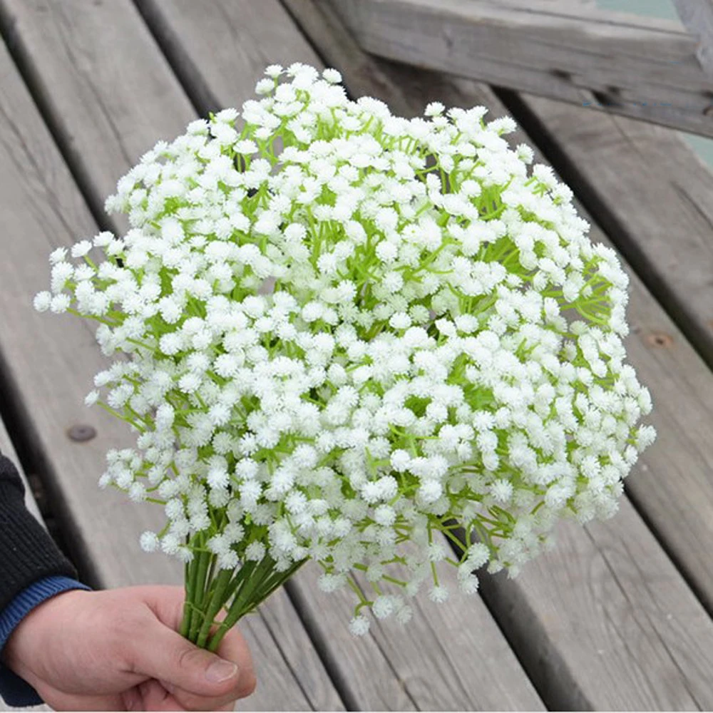 

28cm&60cm 5pcs artificial baby breath flower bouquets&baby breath flower Bunches&artificial babysbreath bouquests bunches