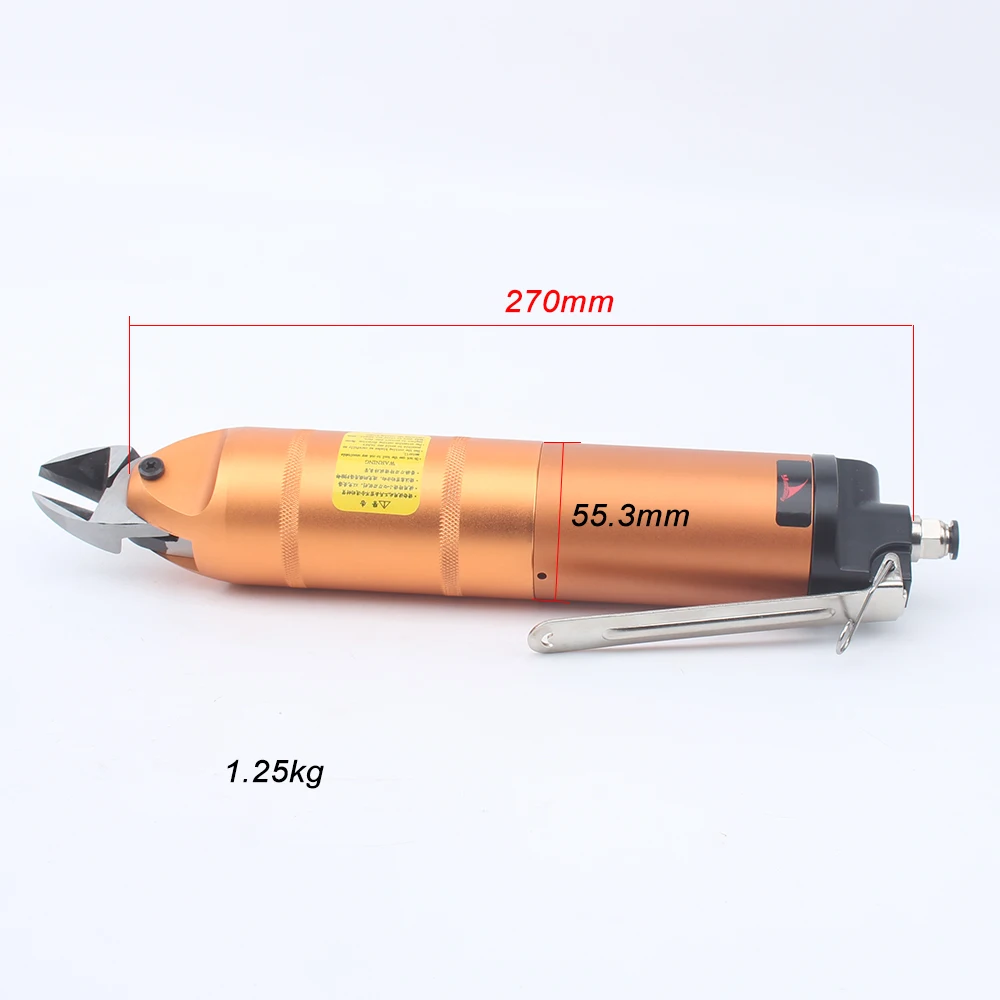 YS-35P de calidad + S7P, herramienta neumática de corte de alambre de Metal, pinzas de aire para alambre de hierro, 4,0mm, alambre de cobre, 4,8mm