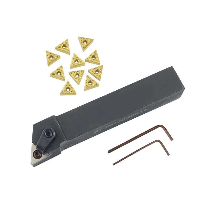 1pc MTJNR1616H16 MTJNR2020K16 MTJNR3232P16 External Triangul Turning Tool Holder TNMG16 Carbide Inserts Lathe Cutting Tools Set