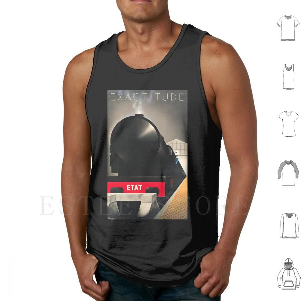 Pierre Fix-Masseau-Exactitude , 1932 , Art Deco Poster Tank Tops Vest 1920 1930 1920s 1930s Art Art Art Art Artwork Art
