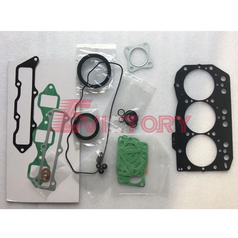 For YANMAR3D82E 3TNE82 3TNE82A rebuild kit piston ring gasket +bearing for excavator