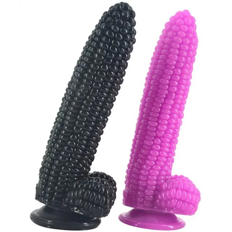 FRKO Corn Anal Plug With Suction Cup Vegetables Dildo Sex Toys For Women Vagina G-Spot Massage Masturbator Adult Game Goods