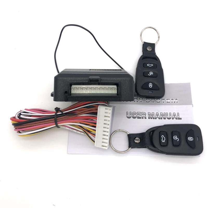 EFHIPS-sistema de entrada sin llave para coche, llavero de inicio y parada, Kit central Universal, alarm12V