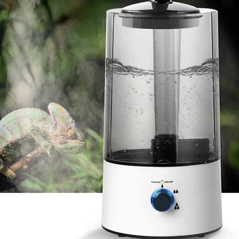 Reptile Fogger Terrariums Humidifier Fog Machine Mister 4L Large Size Ideal for Climbing Pet  Atomizer Mist