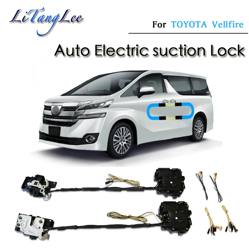 

Для TOYOTA Vellfire 2019 ~ 2021 Автомобильная мягкая закрывающаяся дверная защелка, актуатор, автоматический Электрический поглощающий всасывающий бесшумный закрыватель