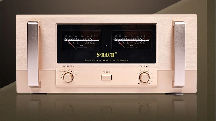 S-BACH E-800pro Fever dual channel 200W combined power amplifier  reference Accuphase E800 circuit with remote control